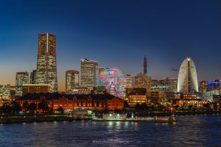 平日の都市夜景